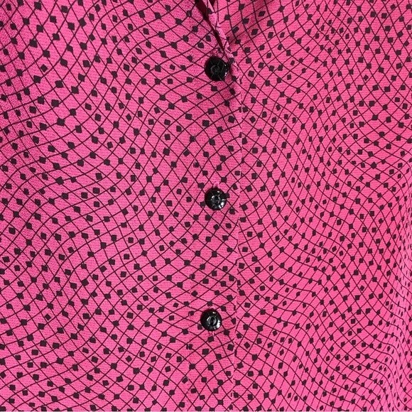 Emma James by Liz Clairborne Semi Sheer Button Up Blouse - Picture 4 of 8